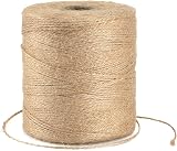jijAcraft 500M Natural Jute Twine 2 Ply 1.5mm Brown Garden String