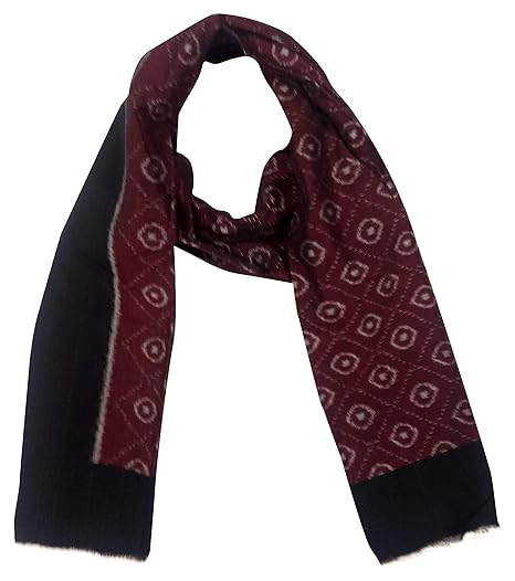 Odisha Handloom Ikkat Womens Stole (Multi-Coloured, orissa art 22)