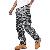 BACKBONE Mens Casual Camouflage Cargo Pants Army Military BDU Pants