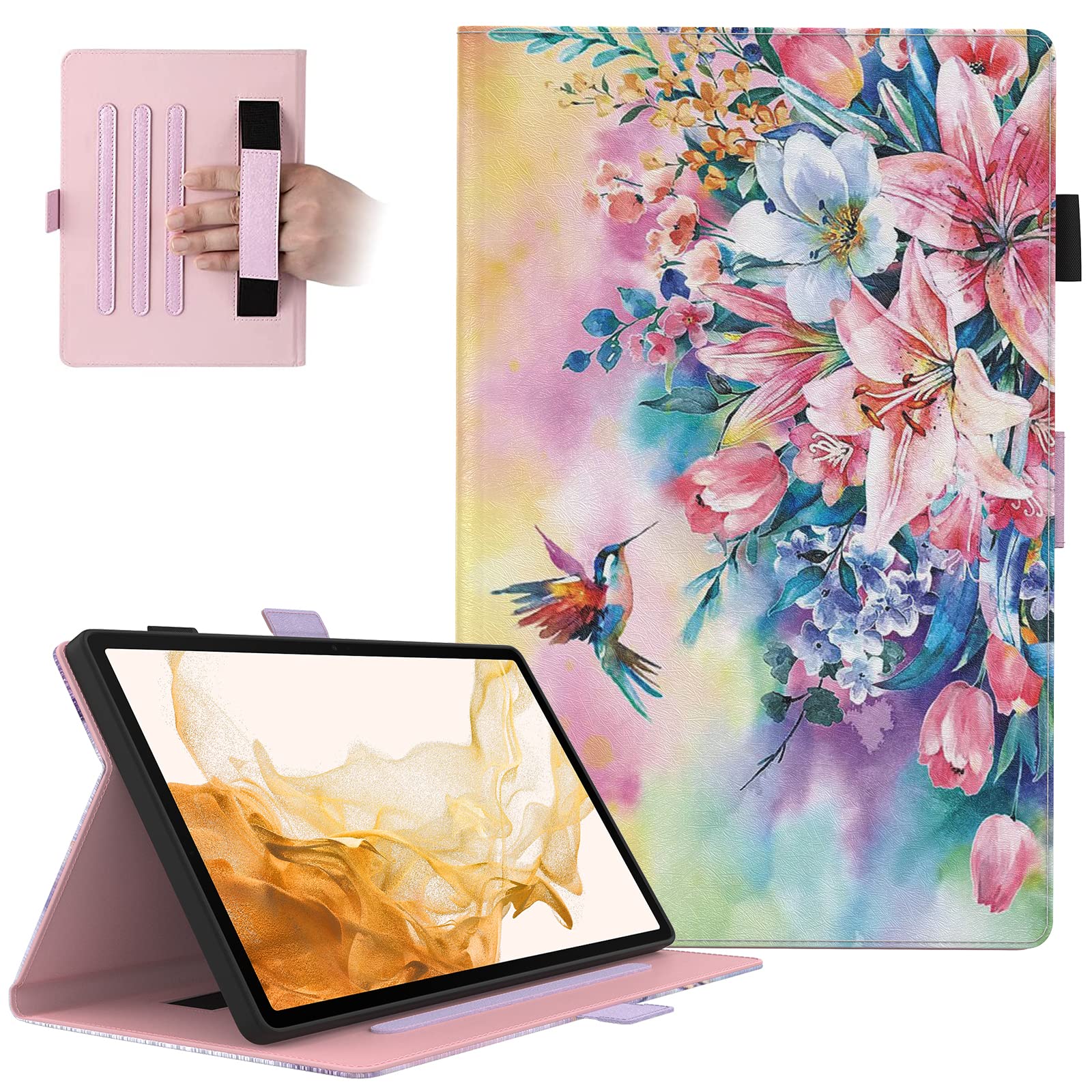 Dteck Wallet Case for Galaxy Tab S10+/S9+/S7