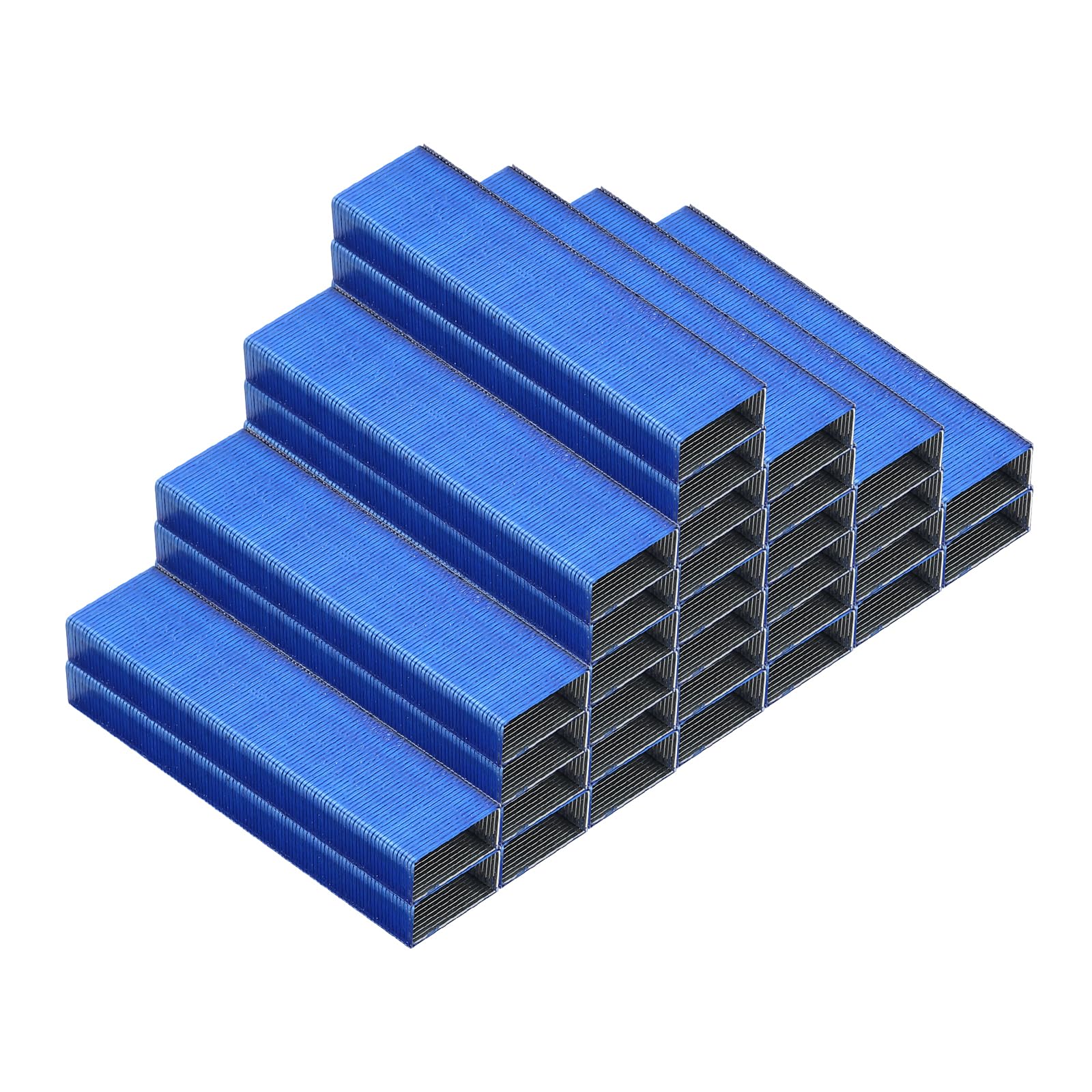 PATIKIL Staples for Stapler, 2 Pack(1000Pcs Per Pack) 26/6 Standard 1/4 Inch Length Staples Jam Free for Home Office Supplies, Blue