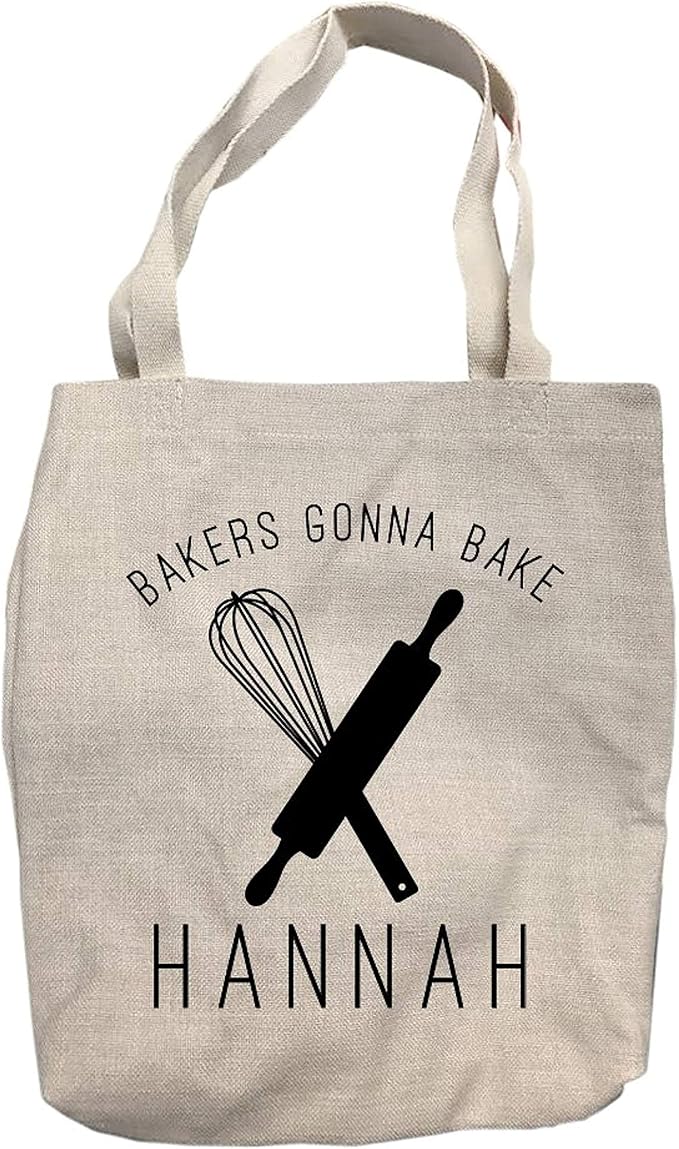 Personalized Bakers Gonna Bake Tote Bag Custom Tote Bag Tote Bag