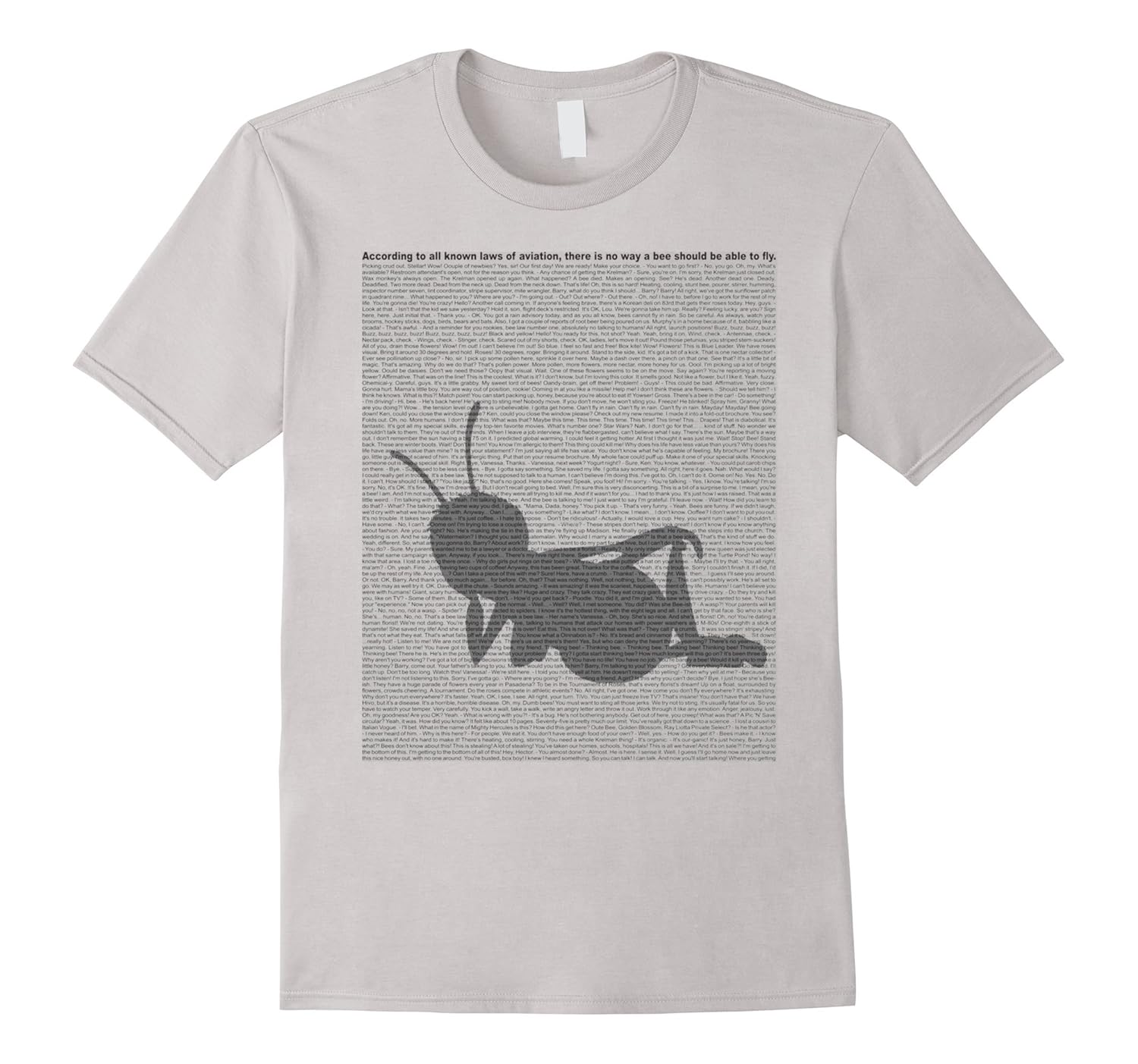 Bee Movie Script tshirtTD Teedep