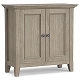 SIMPLIHOME Amherst SOLID WOOD 32 inch Wide