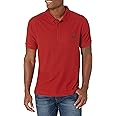 True Religion Men's Damask Short Sleeve Polo