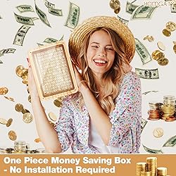 Cash Vault Wooden Savings Box, 5000 Savings