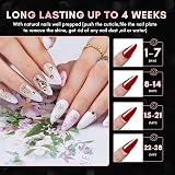 Makartt Short Almond Nail Tips 500Pcs 10 Sizes Clear Full Cover view 7