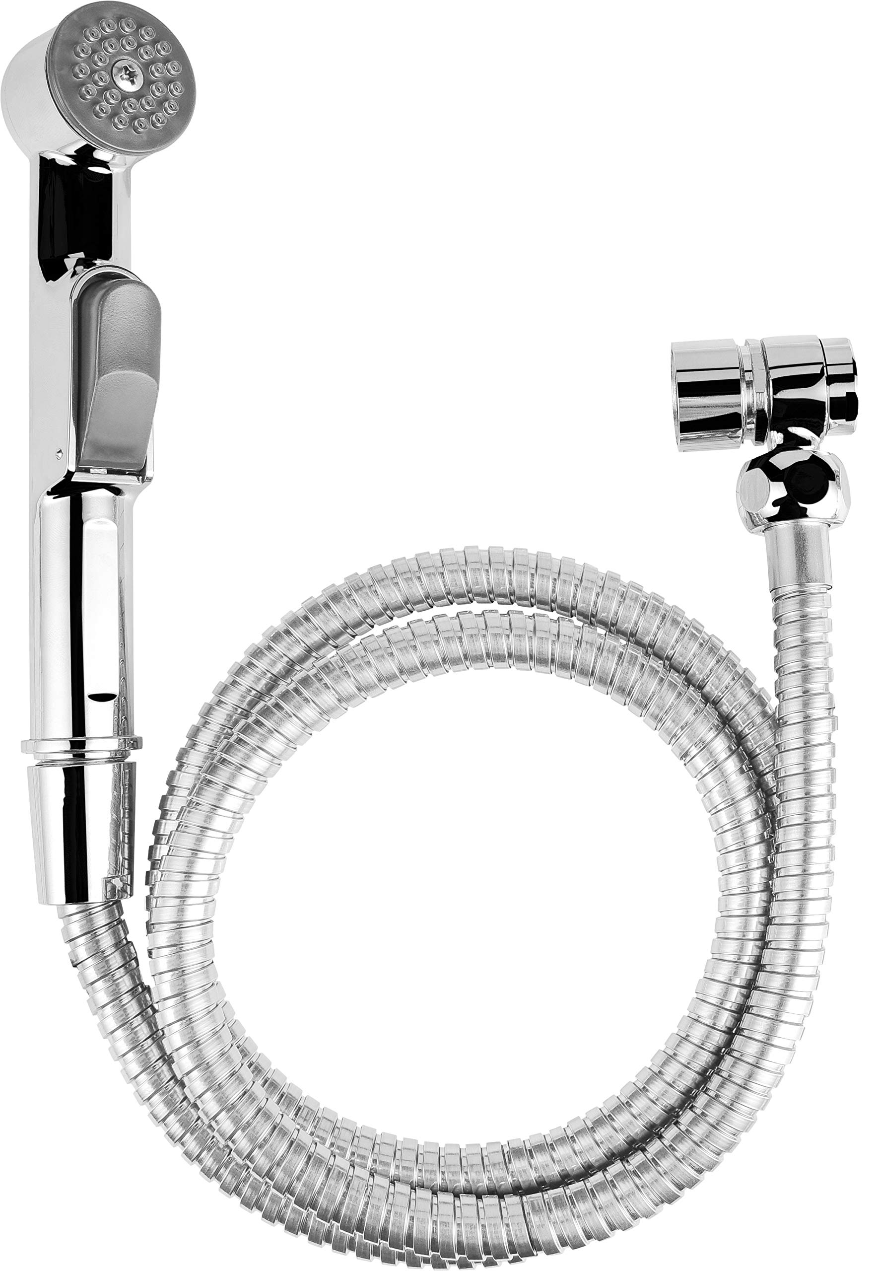 Cornat SA143 Bidet Hand Shower Set - Can be Used on Fittings and Angle Valve - Easy to Switch - Includes Wall Bracket - Matt Black/Hygienic Shower/Toilet Hand Shower