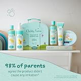 Childs Farm Baby Gifting Suitcase Set: Wash, Bubble Bath, Moisturiser, Nappy view 3