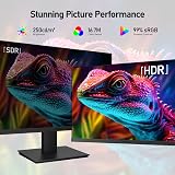 KOORUI 27" FHD IPS Gaming Monitor 100Hz 4ms Speaker VESA HDMI VGA view 3