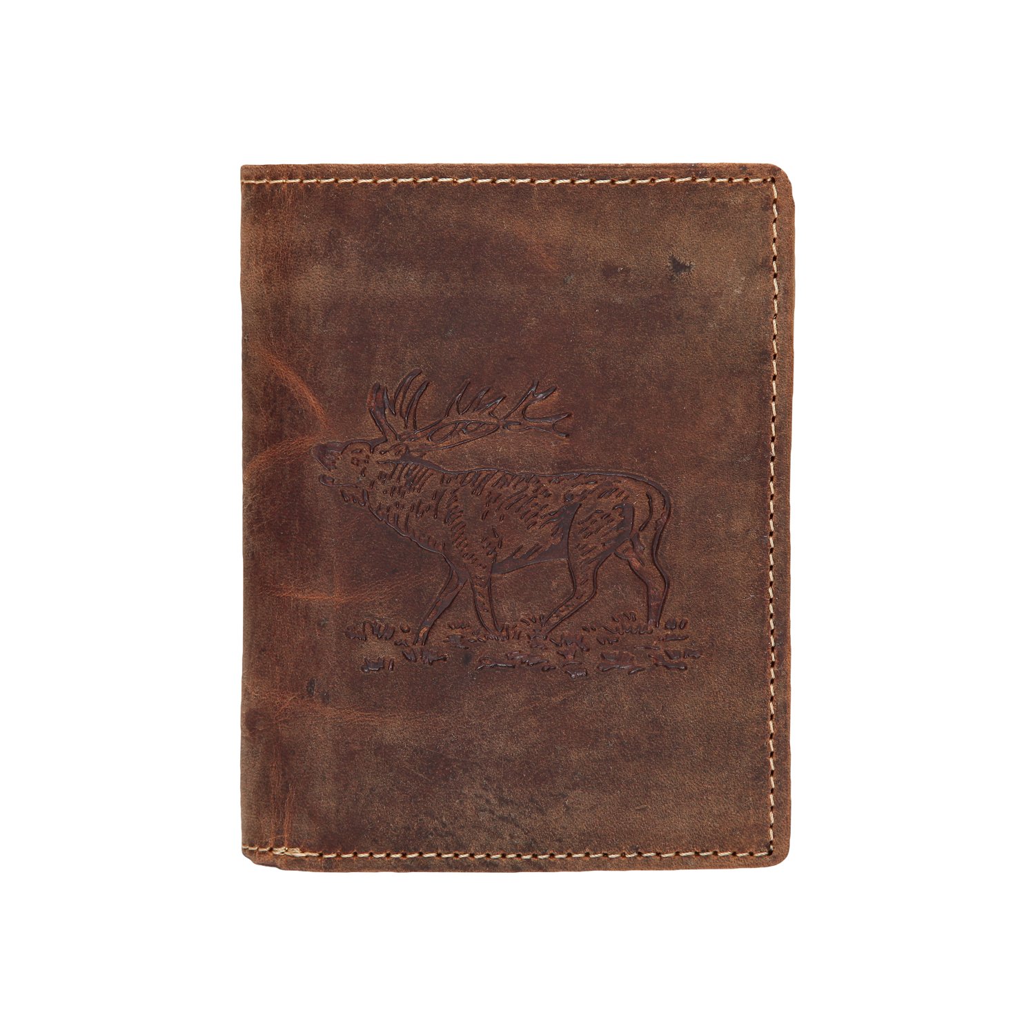 Green Burry Vintage 1701 Wallet, Brown Deer