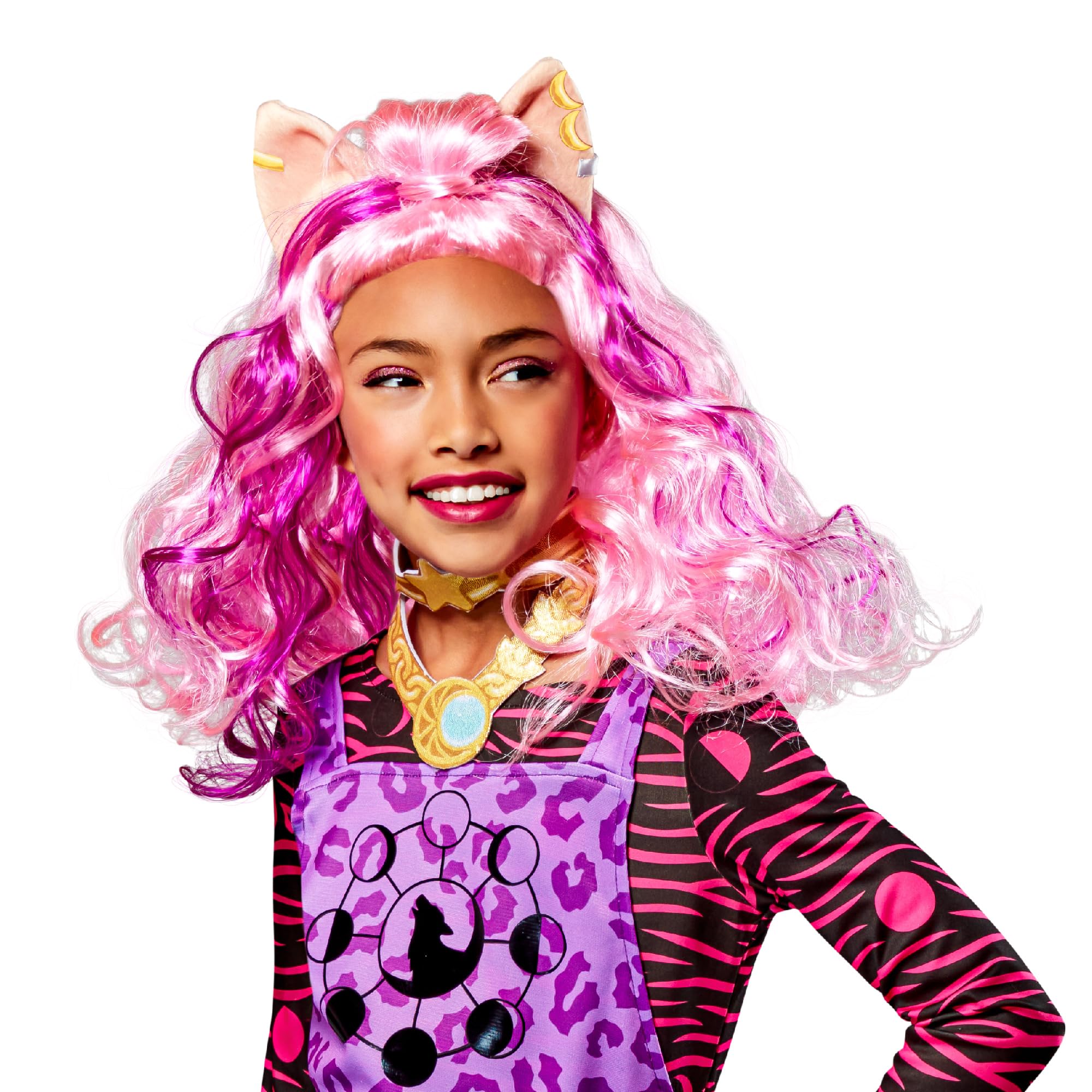 Rubies Official Monster High Clawdeen Wolf Child Wig, Kids Fancy Dress Accessory Halloween Halloween