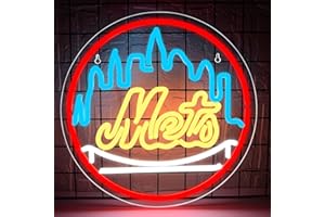 FTMGGDG Baseball Neon Sign for Wall Decor Baseball LED Light Up Sign Baseball Wall Decor Sports Neon Lights for Club Bedroom Man Cave Bar Sports Gifts for Men Teen Boys Fans,Size 13.4 * 13.4 inch(FMXD151)