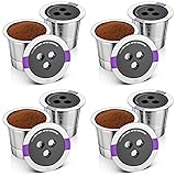 Stainless Steel Reusable Coffee Pods with 3