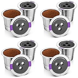 Stainless Steel Reusable Coffee Pods with 3