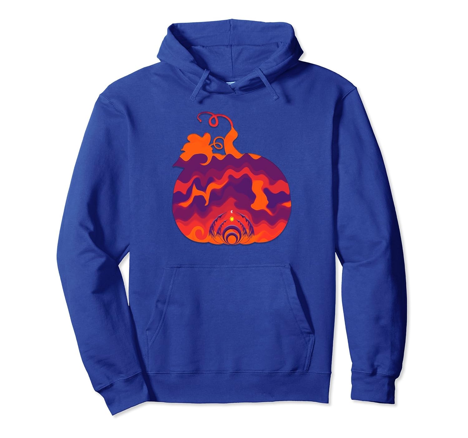 Rave EDM Electronic Dance Music Halloween Pumpkin Hoodie-Rose