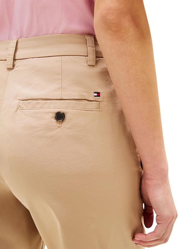 Women's Co GMD Pantalon Chino Droit Slim WW0WW49647, Beige, Taille 34 — photo 4 sur 6