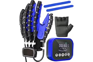 GXXZDN Rehabilitation Robot Gloves Upgrade Hemiplegia Hand Stroke Recovery Equipment with USB Chargeable and Strength Adjustment