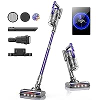 コードレス掃除機 33000pa 掃除機 サイクロン 180°まで平ら 55分間稼働 3段吸引力調整 OLEDディスプレイ LEDライト 7重濾過 アロマチップ付き ワンタッチゴミ捨て箱 伸縮型パイプ HONITURE S14 スティッククリーナー フローリング/カーペット/カーテン/ソファ/車に適用 家庭用 PSE認証済