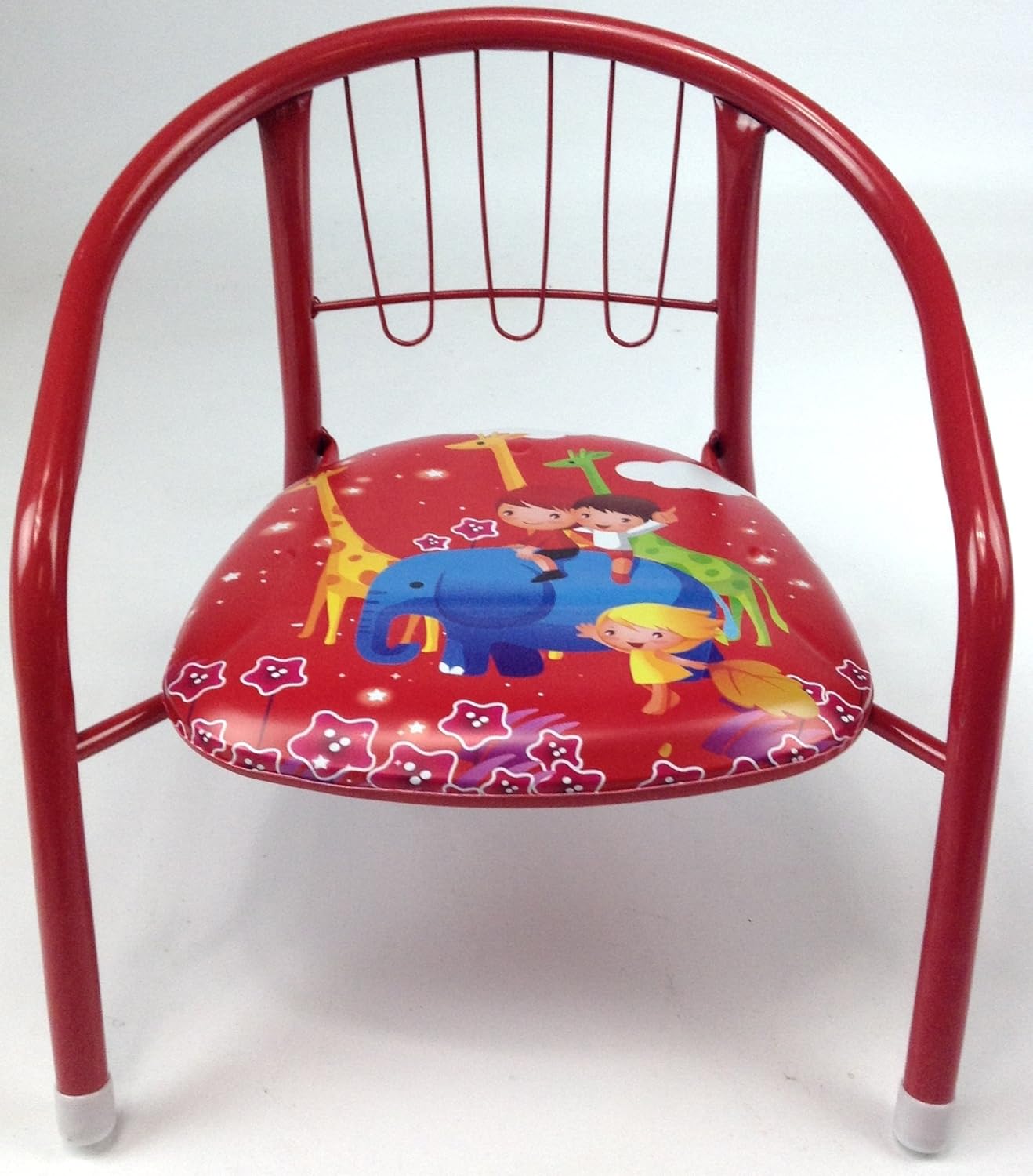 Childrens Squeaky Chair Metal Frame Various Colours Designs Sturdy Kids