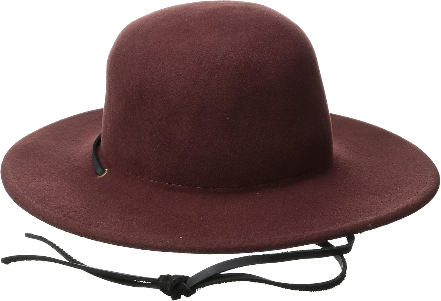 Brixton Men's Tiller Wide Brim Felt Fedora Hat: Clothing
