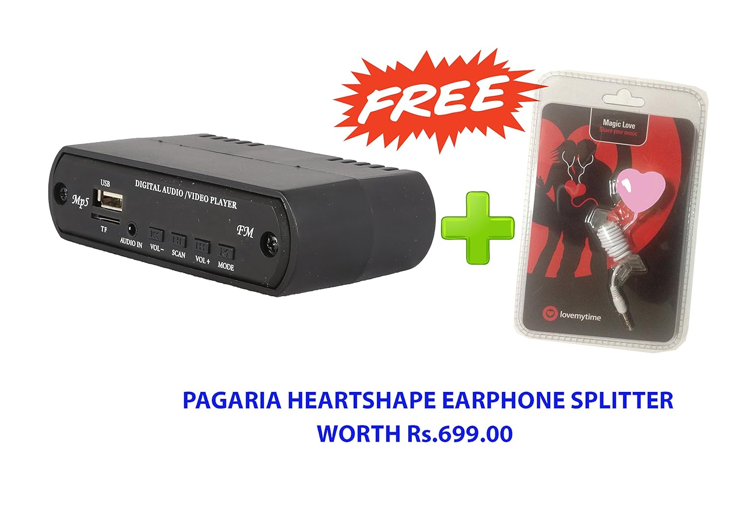 PAGARIA AV Media Player with Bluetooth Model P-109V: Amazon.in: Electronics