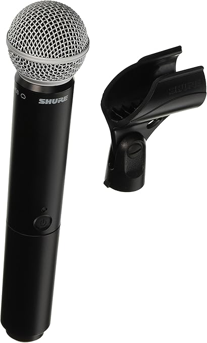 Amazon Com Shure Blx2 Sm58 Wireless Handheld Microphone Transmitter With Sm58 Capsule Receiver Sold Separately Musical Instruments