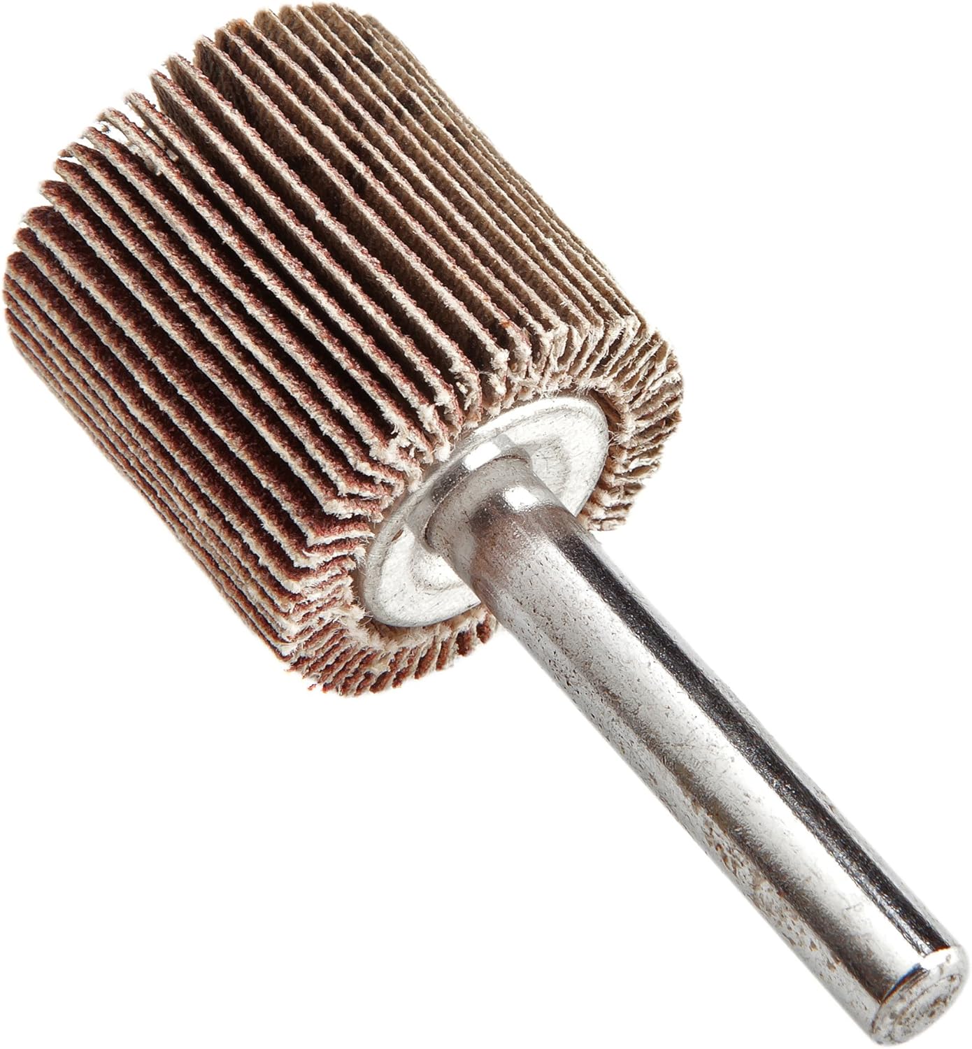 Forney 60192 Mounted Flap Wheel with 1/4Inch Shank 120Grit 1Inch by