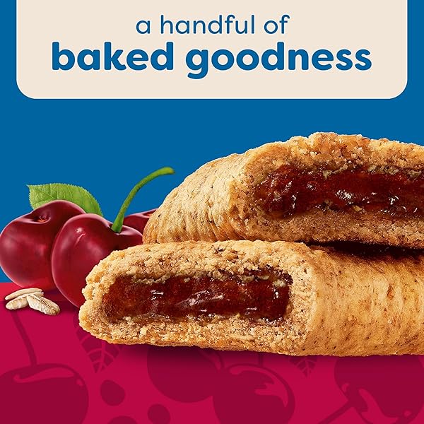 NUTRI-GRAIN SOFT BAKED BREAKFAST BARS, KIDS SNACKS, WHOLE GRAIN, CHERRY, 10.4OZ BOX 6 BOXES (48 COUNT)