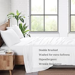 Casa Platino Twin Sheets Set, 100% Brushed