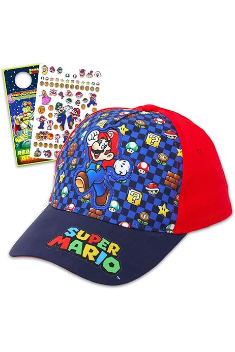 Baseball Cap Super Mario Hat Game Nintendo Super Mario Hat