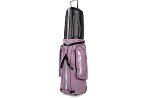 Founders Club Golf Travel Cover Luggage for Golf Clubs with ABS Hard Shell Top Travel Bag