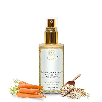 Tvakh Colloidal Oat And Carrot Seed Broad Spectrum Sun Guard Silky Matt Gel 65 Ml