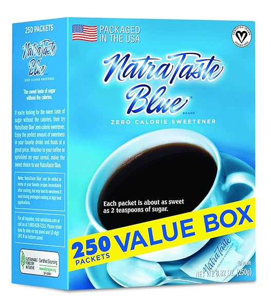 NATRA TASTE BLUE ZERO CALORIE SWEETENER, 8.82 OUNCE