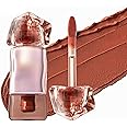 Mistine Cream Lip Gloss Thai latte Long Lasting Lip Gloss Non-sticky Silk Smooth Mist Matte Finish Lip Tint Gloss C02 Chilled Tangerine 0.1 fl oz 1 Count