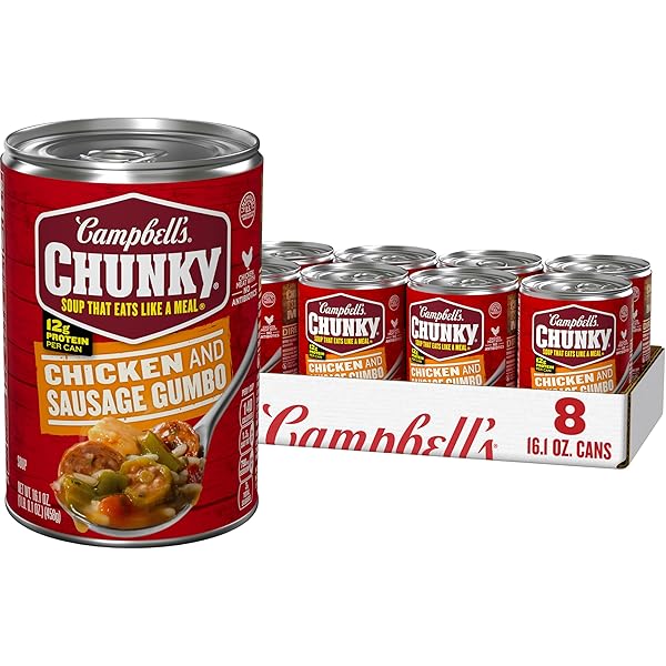 Amazon.com : Campbell's Chunky Soup, Chicken and Sausage