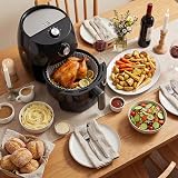 Yikki 2 Pack Silicone Air Fryer Liners 3-5 Qt Compatible Accessories view 7
