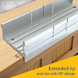 Hanpex Metal Small Aluminum Miter Box 5.3 Inch
