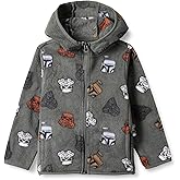 Amazon Essentials Disney | Marvel | Star Wars Boys and Toddlers' Polar Fleece Full-Zip Hooded Jacket