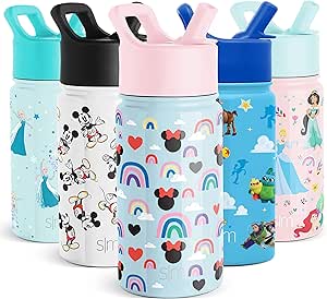 Amazon.com: Simple Modern Disney Minnie Mouse Kids Water Bottle with ...