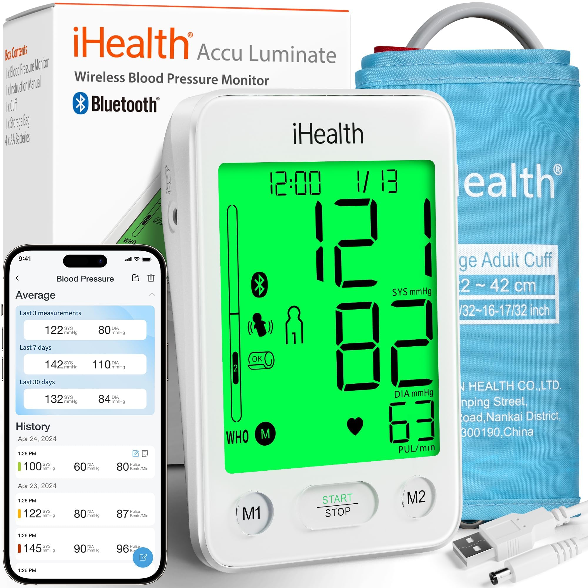 Most Proven: iHealth Accu Luminate Blood Pressure Monitor