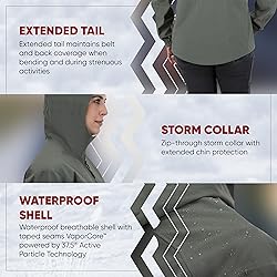 Vertx Fury Hardshell Womens Lightweight Zipped Rain