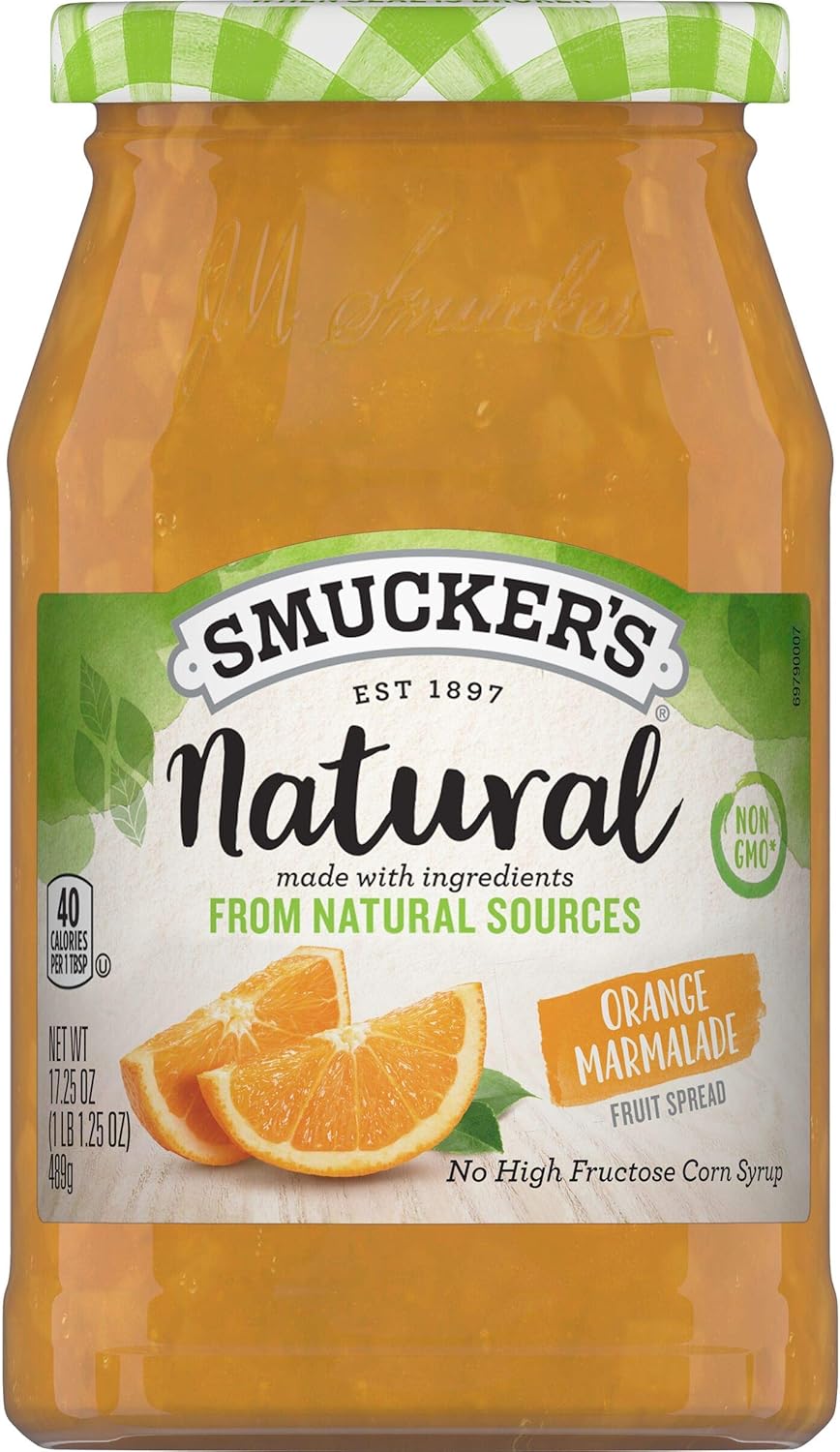 Smucker's Natural Orange Marmalade Fruit Spread 17.25oz by Smucker's Amazon.ca Grocery