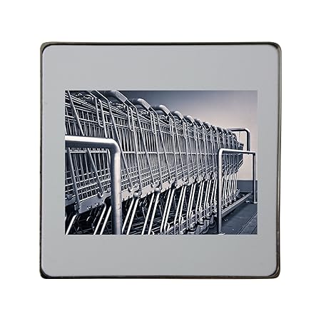 Carrito de la compra, Compras, supermercado Metal cuadrado imán ...