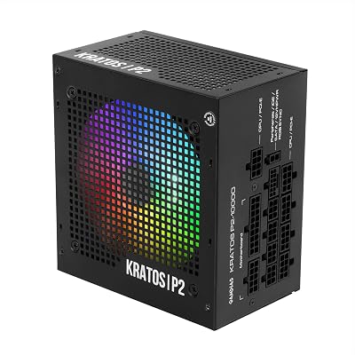 GAMDIAS 1000W PSU 80+ Gold Fully Modular ATX 3.0 PCIe 5.0 12VHPWR Japanese Caps
