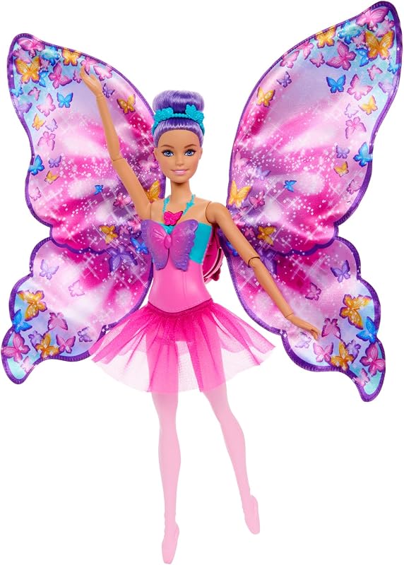 Poupée Danseuse Papillon 2-en-1