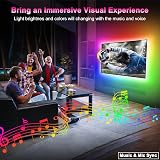Daymeet 9.8FT TV Backlight RGB LED Strip 32-43 Inch with Remote APP view 2