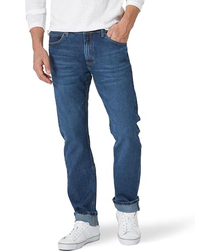 Lee Extreme Motion Straight Fit Tapered Leg Jean Maddox W42 L28 at