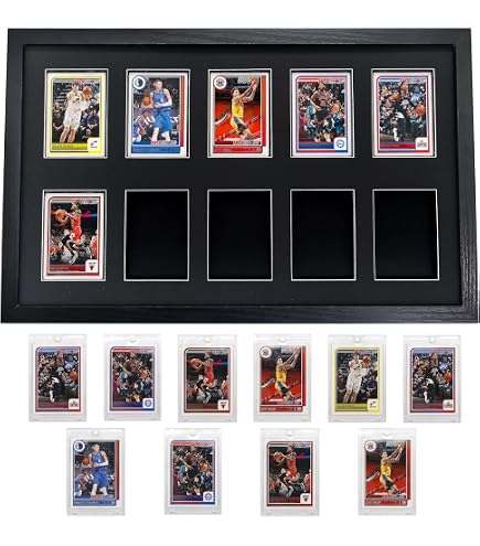 yugioh card display frame Trading for 5 Standard Trading Cards -Black Moulding with Black (White Trim) Matting : Sports & Outdoors Designed by Hand of Character:Stitch PSA10 Gengar EX 1st adventure-rpg