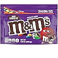 M&M'S Dark Chocolate Candy, Sharing Size, 9.4 oz Resealable Candy Bag (Packaging may vary)